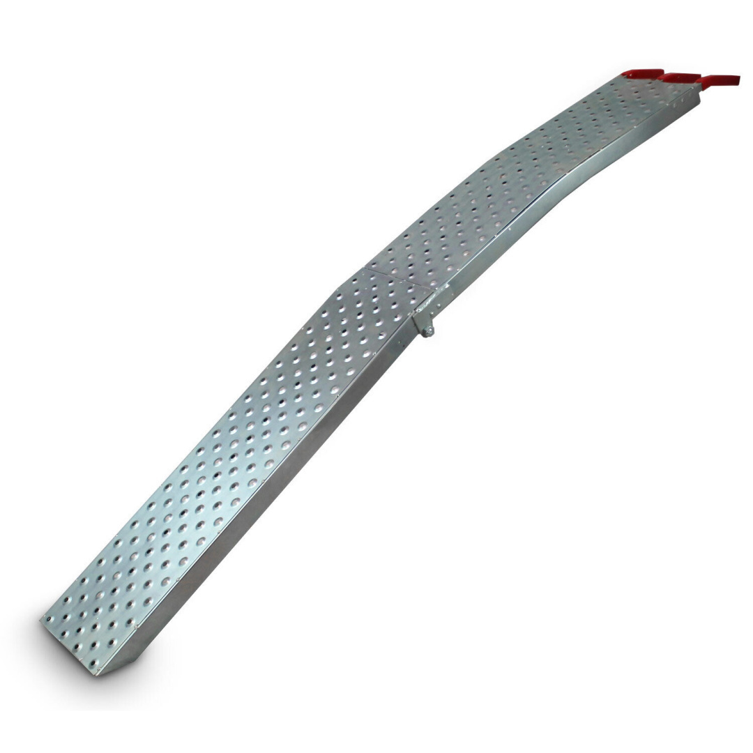 Sada nájezdových ramp Rampy 2 kusy 800kg 176cm odolné skládací MS19296(2x19284)